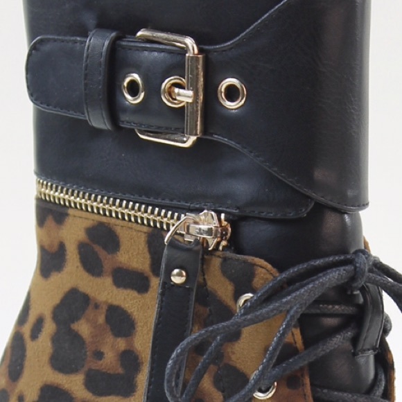 RESTOCK! Italina black, leopard sexy Ankle bootie - Picture 3 of 5